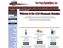 Tablet Screenshot of ccswholesale.com